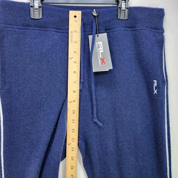 Ralph Lauren RLX Washable 100% Cashmere Golf Pant Jogger Sweatpants Women Medium - Picture 7 of 13